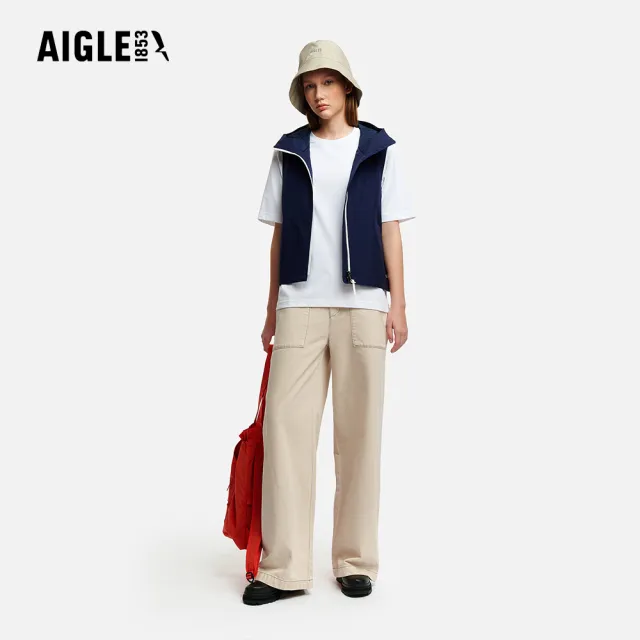 【AIGLE】快乾短袖T恤｜AG-6P003 (男上衣 女上衣 T恤 短袖T恤 快乾 吸濕排汗)
