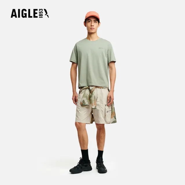 【AIGLE】快乾短袖T恤｜AG-6P003 (男上衣 女上衣 T恤 短袖T恤 快乾 吸濕排汗)