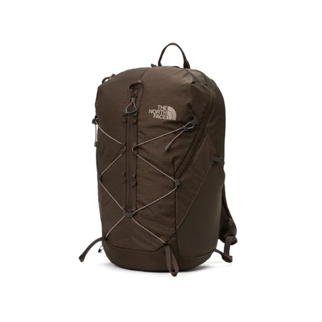【The North Face】北面男女款咖啡色舒適背負休閒後背包｜8E9ZTGV 筆電包/登山包