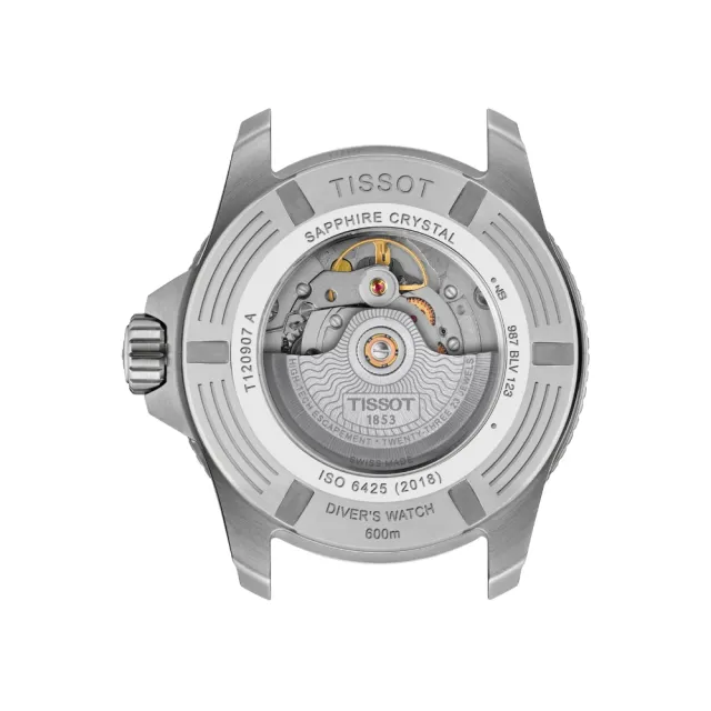 【TISSOT 天梭】SEASTAR2000海星系列 潛水機械腕錶 錶 週年慶 雙11 (T1209071704100)
