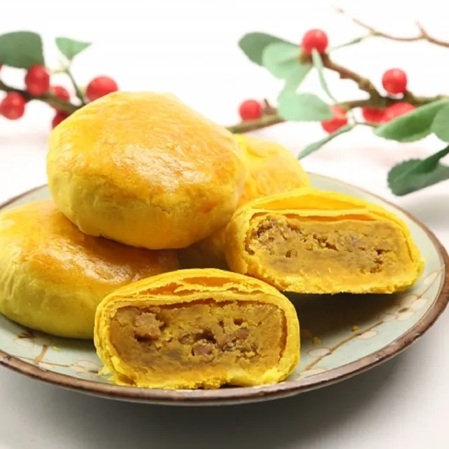 【基隆連珍】三寶禮盒  1盒裝(中秋月餅)_年菜 年節禮盒
