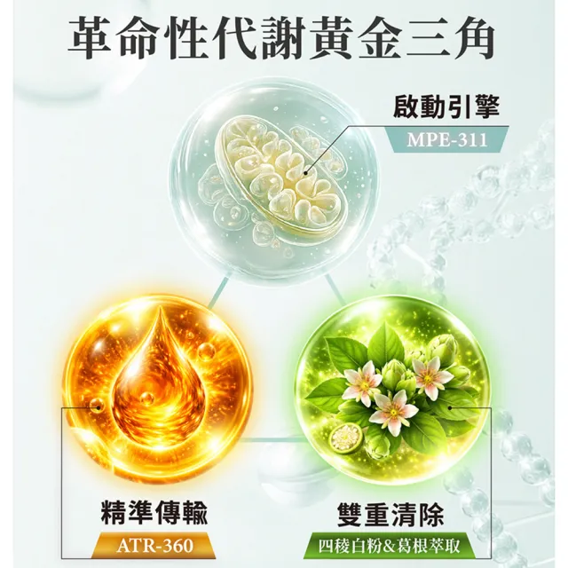 【AmaBios 亞馬生醫】MPE-311激孅粒現10盒(30粒/盒 獨家粒線體代謝科技)