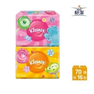 【Kleenex 舒潔】迪士尼面紙旅行包 70抽x4包x4串(迪士尼限定版)