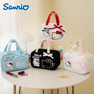 【SANRIO 三麗鷗】凱蒂貓大容量手提包手提袋 (Hello kitty)