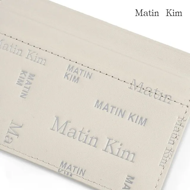 【MATIN KIM】官方旗艦 MATIN滿版LOGO卡夾(多款任選)