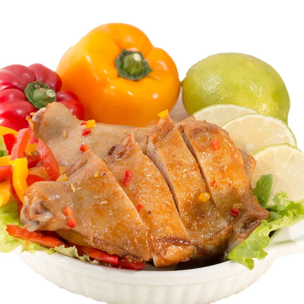 【KAWA巧活】鮮嫩雞腿排綜合組E(特製椒麻2包+鹽麴味噌2包+台式香蒜2包)