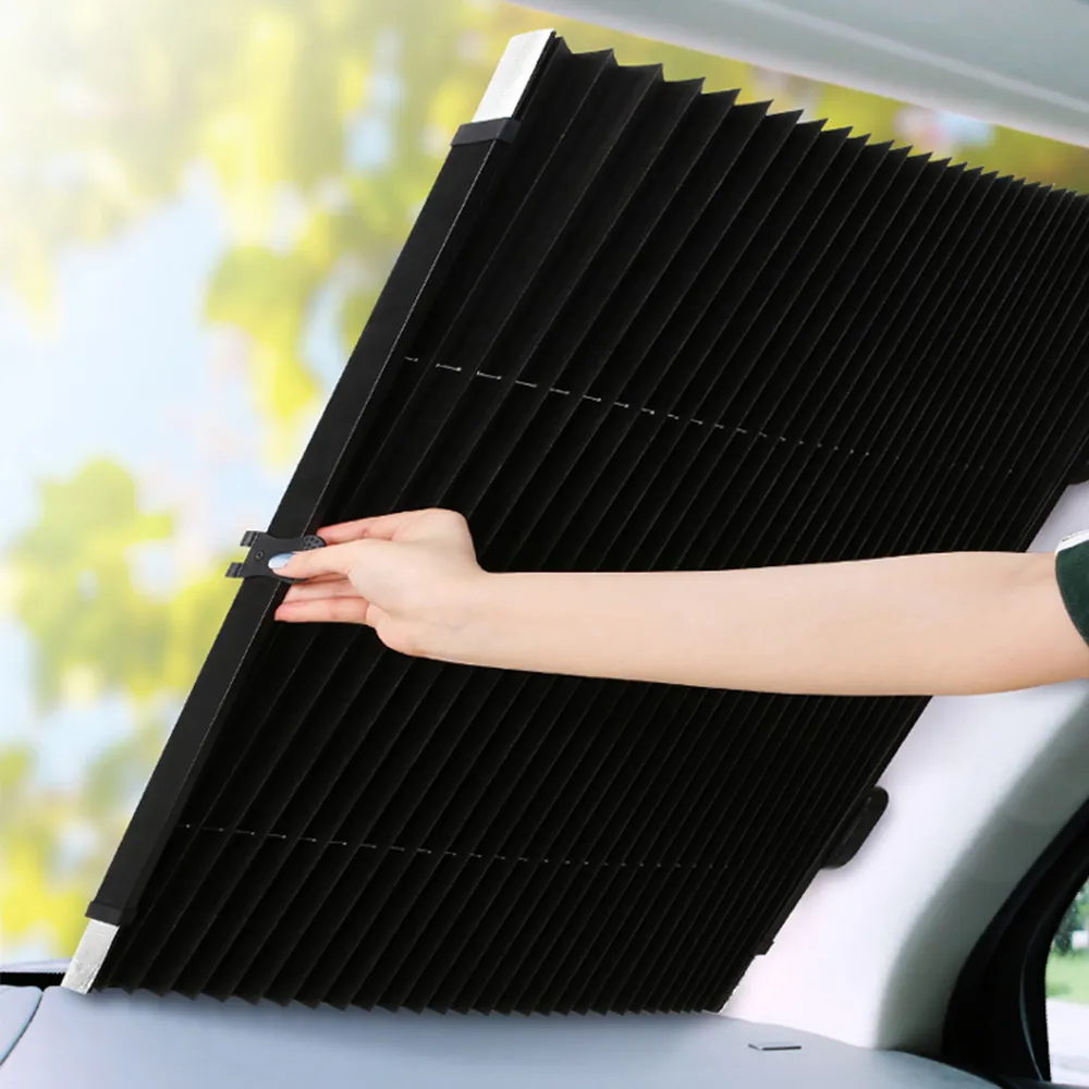 【三房兩廳】升級款自由伸縮汽車遮熱拉簾(2020汽車隔熱窗簾/窗簾/隔熱/)