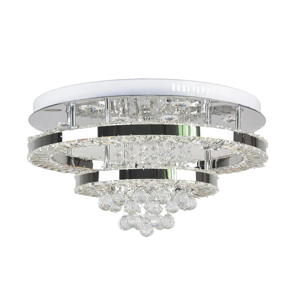 【華燈市】全智能魯塞 LED 84W水晶遙控調光色吸頂燈(附遙控器/全電壓)