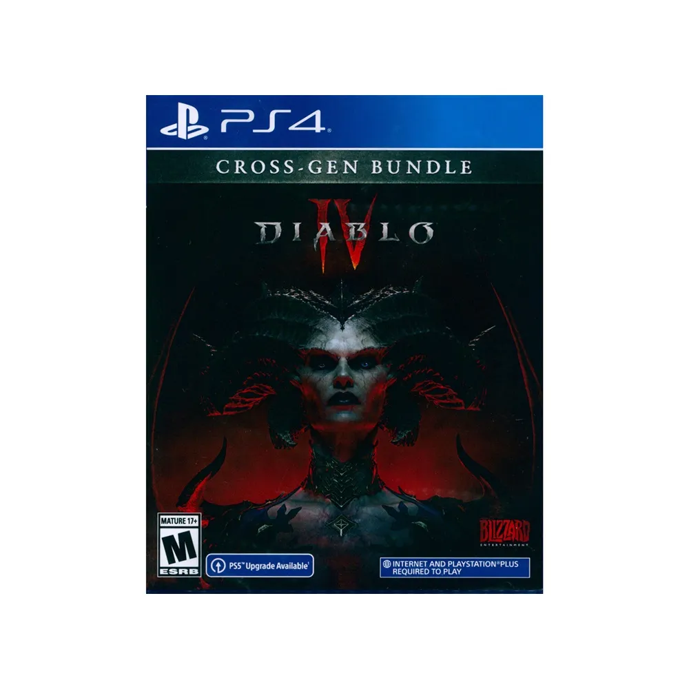 【SONY 索尼】PS4 暗黑破壞神 4 DIABLO IV(中英日文美版 可免費升級PS5版本)