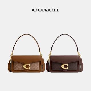 【COACH】蔻馳官方直營 TABBY 26 經典 SIGNATURE 帆布單肩手袋 單肩包 肩背包-2色任選(CI032)