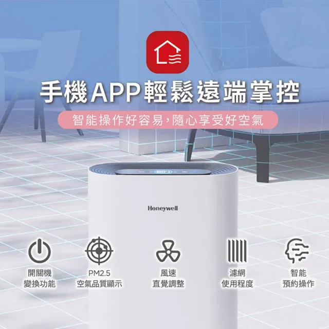 【Honeywell】(福利品)純淨空氣清淨機 HPA310WTW(適用6-14坪｜小純 mini)
