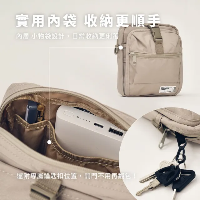 【plain-me】(網紅推薦) 旅行小包 側背包 斜背包 防潑水 小包 PM小包_COP3008