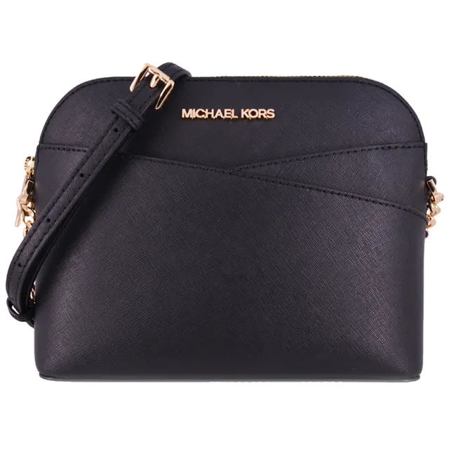 【Michael Kors】JET SET TRAVEL系列 防刮拚色皮革 金字 貝殼 斜背包 MK貝殼包(多色任選)