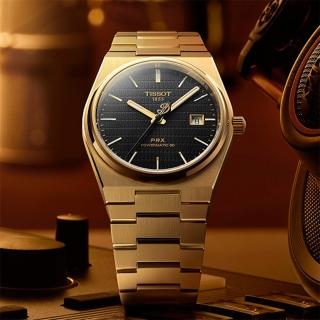 【TISSOT 天梭】PRX NBA 達米安·利拉德特別版機械錶 送禮 禮物 推薦(T1374073305100)