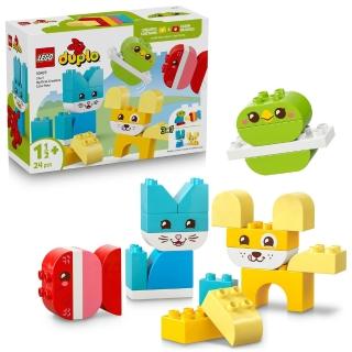 【LEGO 樂高】得寶系列 10477 3 合 1 可愛創意寵物(兒童玩具 大積木 親子遊戲 早教 益智 禮物 1歲半)