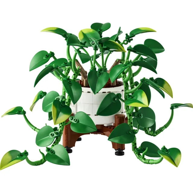 【LEGO 樂高】Botanicals 11512 垂掛黃金葛(momo獨家 花藝 永生花 居家擺飾 懶人盆栽  玩具 積木 送禮推薦)