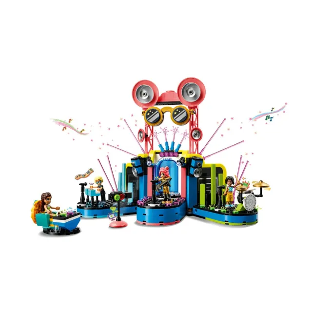 福利品【LEGO 樂高】Friends 42616 心湖城音樂達人秀(兒童玩具 益智積木 互動遊戲 禮物 角色扮演 7歲以上)