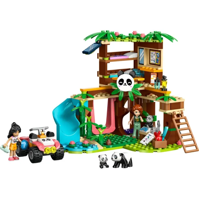 【LEGO 樂高】Friends 42648 熊貓保護區動物照顧趣(娃娃屋 家家酒 兒童玩具 角色扮演 益智積木 禮物 7歲)