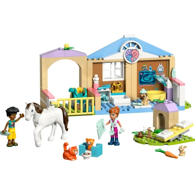 【LEGO 樂高】Friends 42696 動物醫院(兒童玩具 家家酒 獸醫 醫生 醫院 角色扮演 益智積木 禮物 4歲)