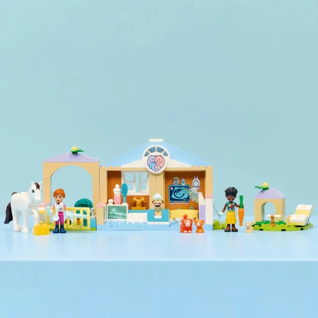 【LEGO 樂高】Friends 42696 動物醫院(兒童玩具 家家酒 獸醫 醫生 醫院 角色扮演 益智積木 禮物 4歲)