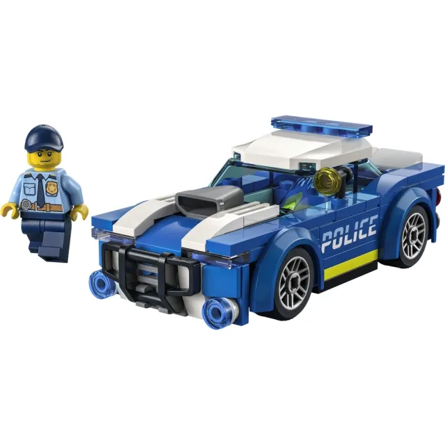 【LEGO 樂高】城市系列 60312 城市警車(玩具車 兒童積木 益智 角色扮演 互動游戲 STEM 禮物 送禮推薦)