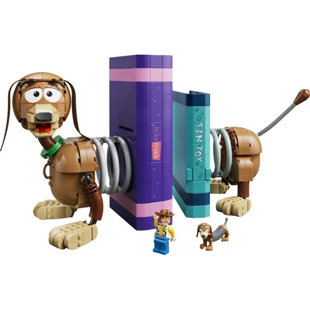 【LEGO 樂高】迪士尼系列 43301 玩具總動員彈簧狗書擋(皮克斯 公仔 胡迪 玩具積木 書擋 模型 收藏品 禮物)