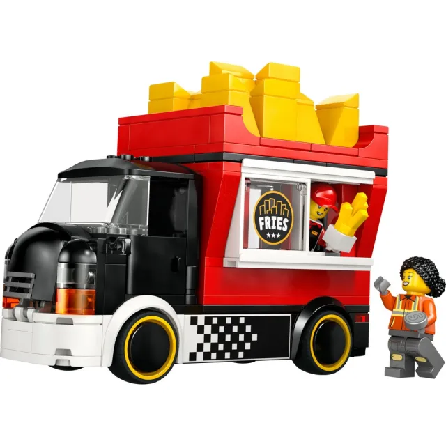 【LEGO 樂高】城市系列 60488 薯條餐車(玩具車 角色扮演 家家酒 互動游戲 兒童積木 禮物 5歲 送禮推薦)