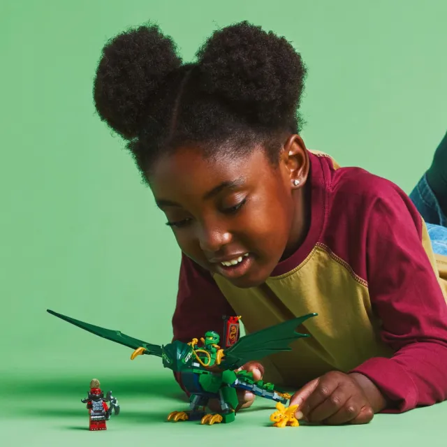 【LEGO 樂高】旋風忍者系列 71829 勞埃德的綠色森林龍(猛龍崛起 益智積木 兒童玩具 禮物 6歲 送禮推薦)