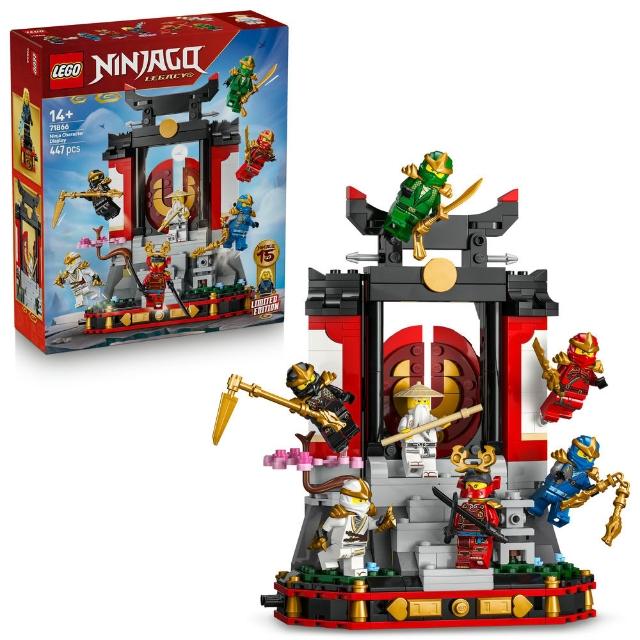【LEGO 樂高】旋風忍者系列 71866 忍者角色擺飾 15 週年紀念版(機器人 兒童玩具 人偶 模型 積木 禮物 周邊)