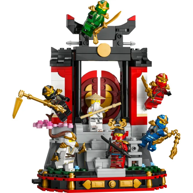 【LEGO 樂高】旋風忍者系列 71866 忍者角色擺飾 15 週年紀念版(機器人 兒童玩具 人偶 模型 積木 禮物 周邊)
