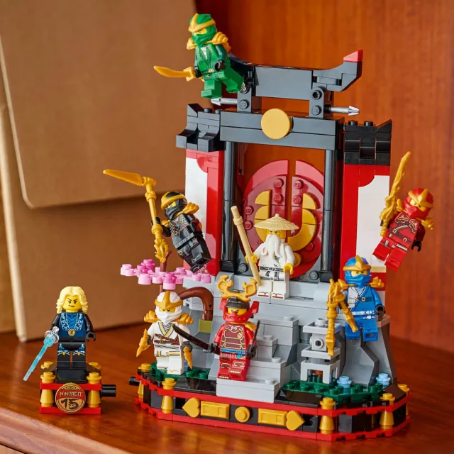 【LEGO 樂高】旋風忍者系列 71866 忍者角色擺飾 15 週年紀念版(機器人 兒童玩具 人偶 模型 積木 禮物 周邊)