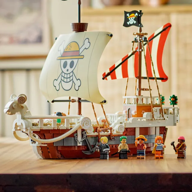 【LEGO 樂高】航海王系列 75639 前進梅利號海賊船(ONE PIECE 海賊王 魯夫 居家擺飾 玩具積木 禮物 公仔)