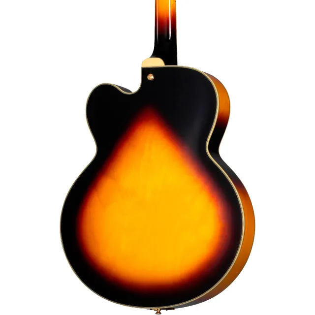 【Epiphone】電吉他 Broadway 雙雙 復古漸層色 全空心 爵士吉他 ( 商品保固有保障)