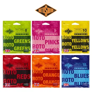 【ROTOSOUND】電吉他弦 09-42｜R9｜鍍鎳電吉他弦｜三入組｜英國製造