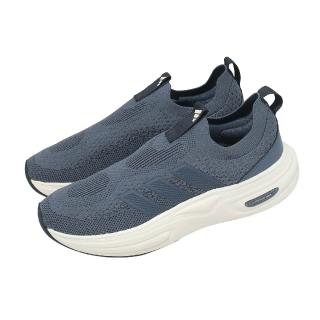 【adidas 愛迪達】健走鞋 Cloudfoam Cuxxion Sock 男鞋 女鞋 寬楦 藍 緩衝 HP3456