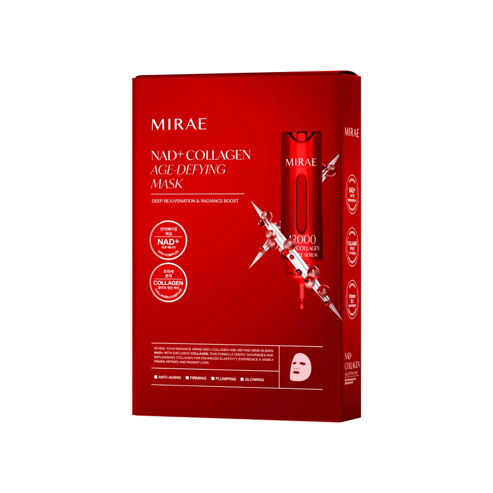 【MIRAE 未來美】新上市!專業院線NAD+膠原逆齡面膜(3片/盒) 抗老