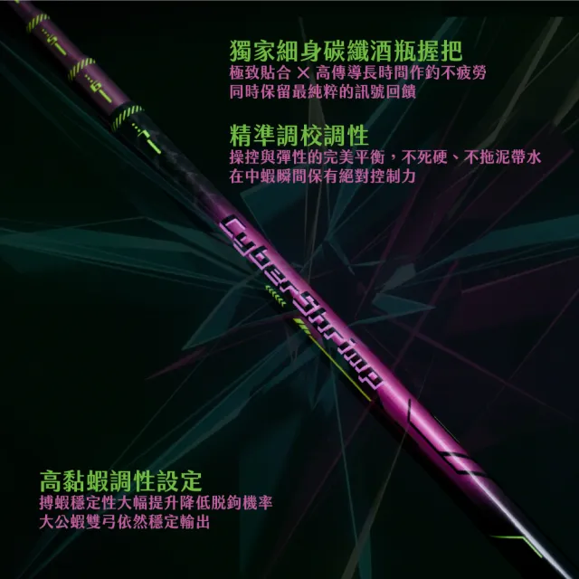 【RONIN 獵漁人】RONIN CyberShrimp 2026 賽博釣蝦竿 2.0 光與影的革新之作 釣蝦 蝦竿