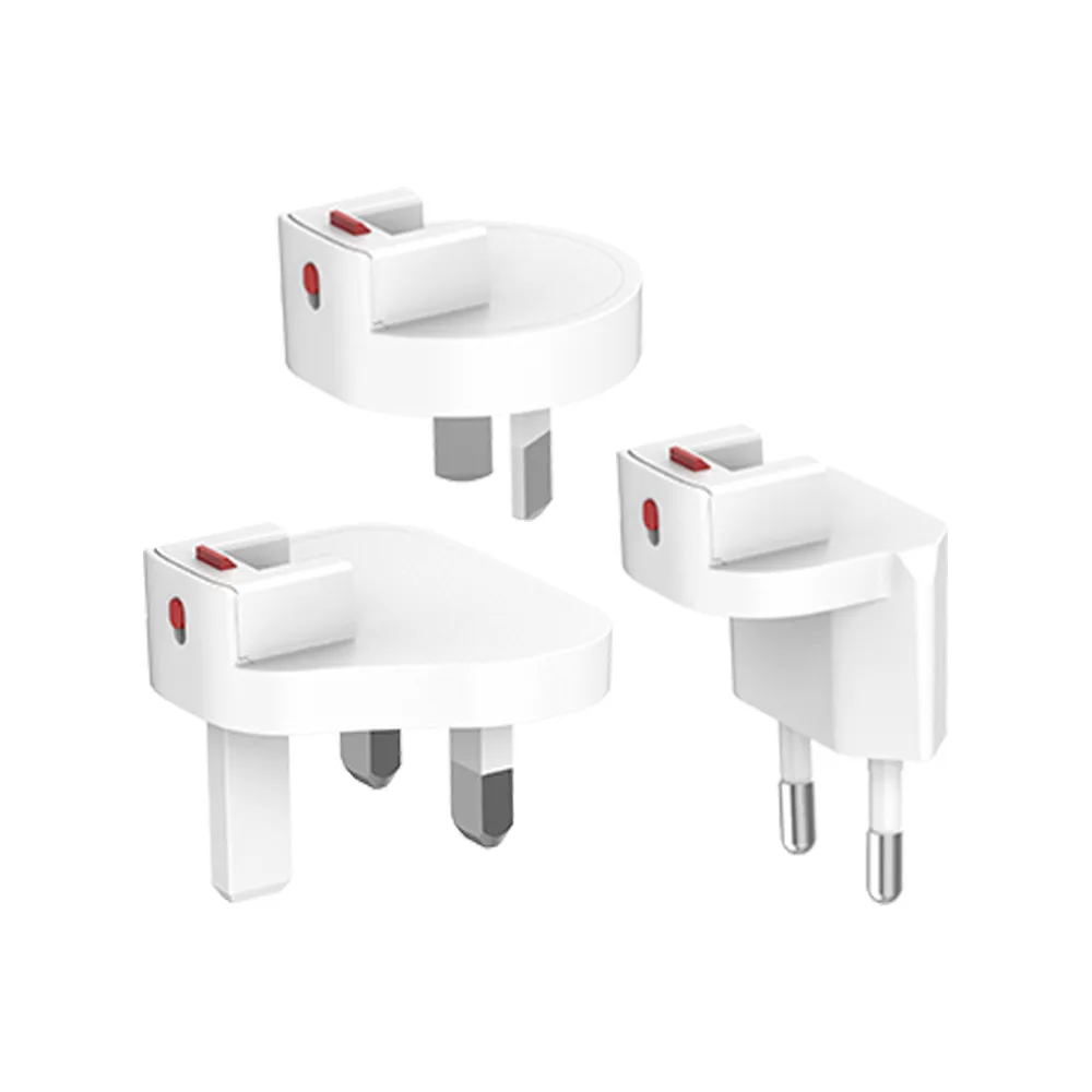 【YOMIX 優迷】100W數顯&65W apple watch充電頭-萬國轉接頭
