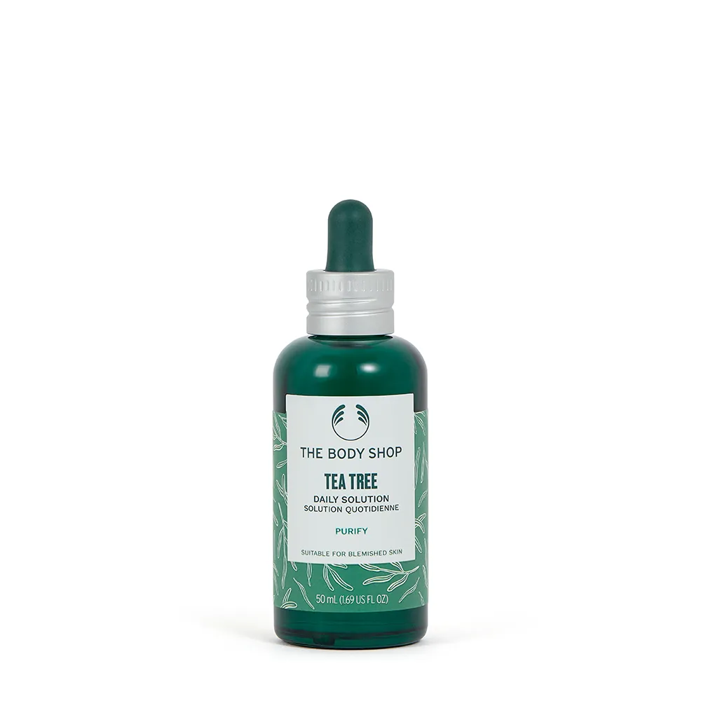 【THE BODY SHOP 美體小舖】茶樹淨膚調理菁萃-50ML(精華液/淨化毛孔)