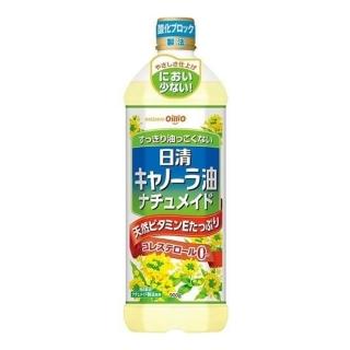 【NISSIN 日清】1罐入 oillio食用芥花菜籽油 987ml/罐 日本原裝進口食品 零膽固醇無反式脂肪 可油炸耐高溫