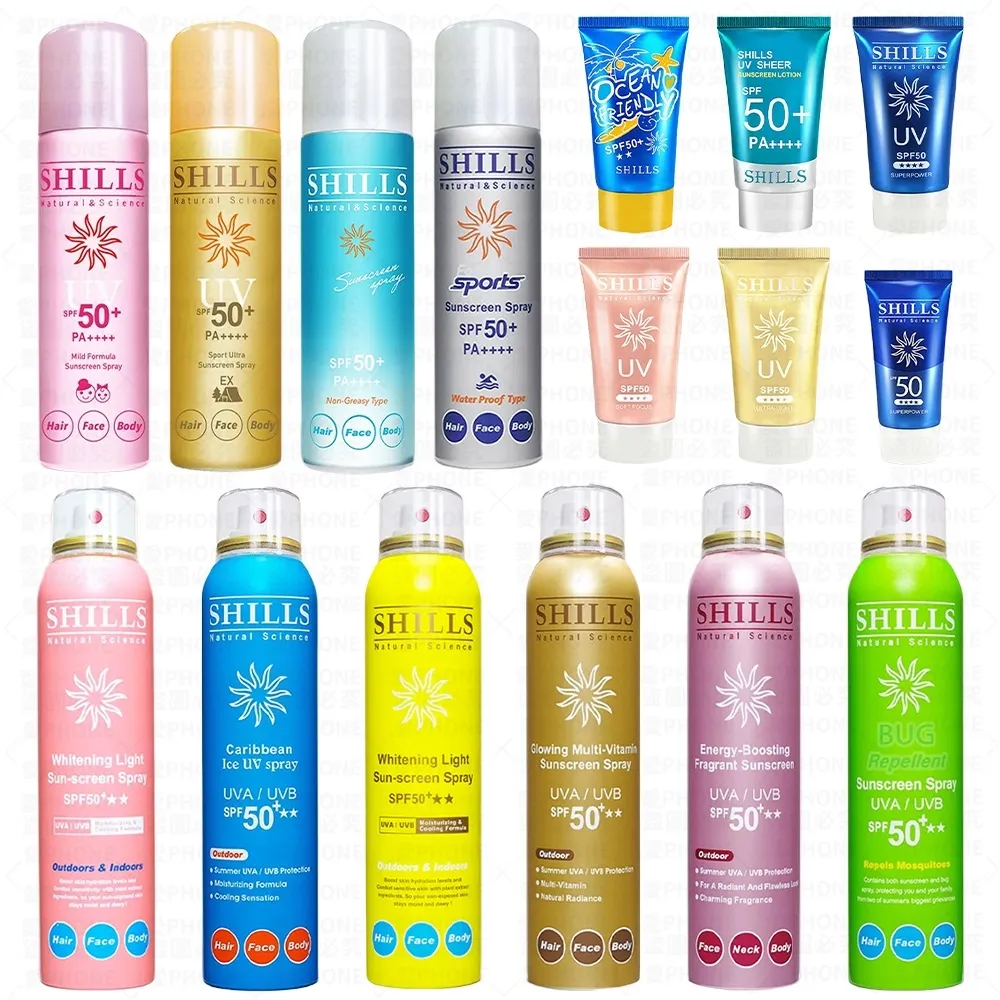 【愛Phone】SHILLS 舒兒絲 防曬噴霧『180ml』(SPF50 PA++++/夏日防曬/兒童防曬/全系列現貨)