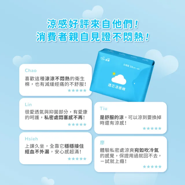 【愛康】透芯涼感衛生棉/透氧抑菌衛生棉/超引力涼感衛生棉12包入組(15.5cm-41cm)