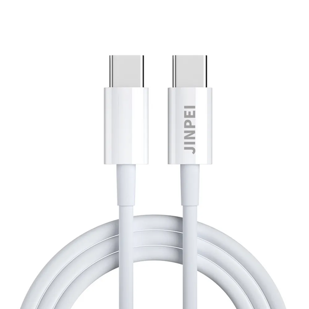【JINPEI 錦沛】Type-C to Type-C 65W PD極速快速充電線 1M(白色)