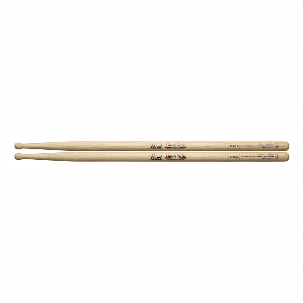 【Pearl】110HLC 山胡桃木鼓棒 日本製(原廠公司貨 商品保固有保障)