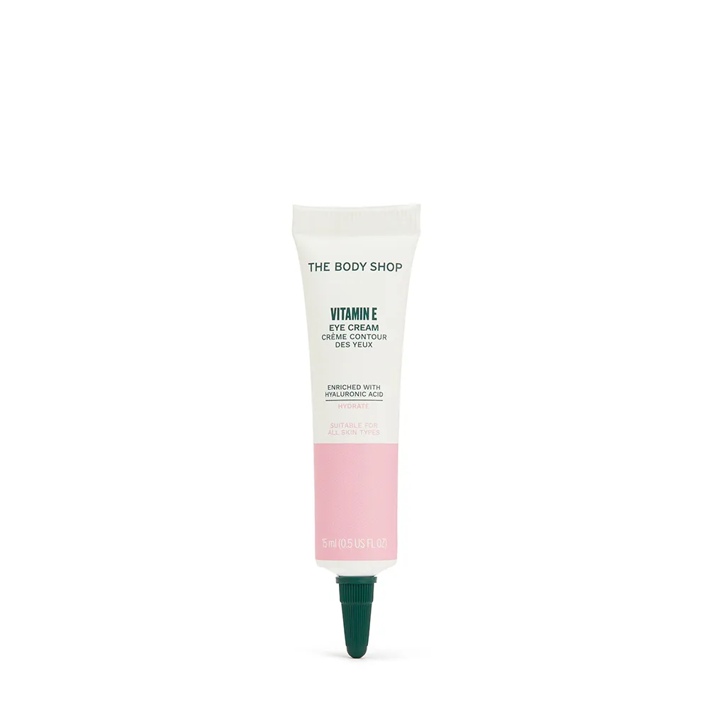 【THE BODY SHOP 美體小舖】維他命E保水修護眼霜-15ML(眼部保養)
