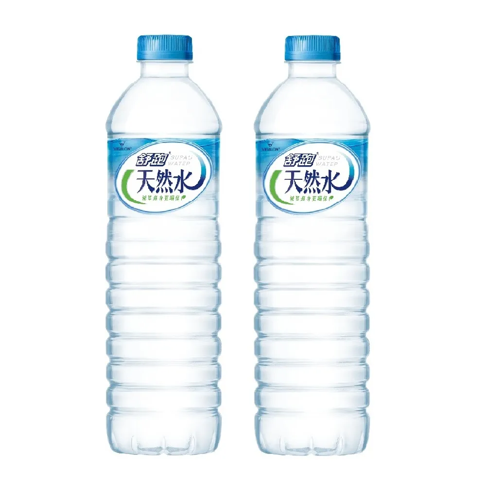【舒跑】天然水600mlx2箱(共48入-官方直營-瓶身包裝隨機出貨)