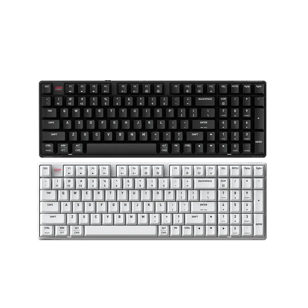 【Cherry】無線三模 K37 RGB 黑色/白色 電競鍵盤 (IP54 防潑水 無線 藍牙)