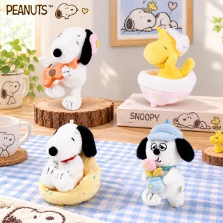 【PEANUTS】正版授權SNOOPY史努比Olaf歐拉夫胡士托在家休閒系列玩偶吊飾鑰匙圈女友女兒聖誕生日交換禮物
