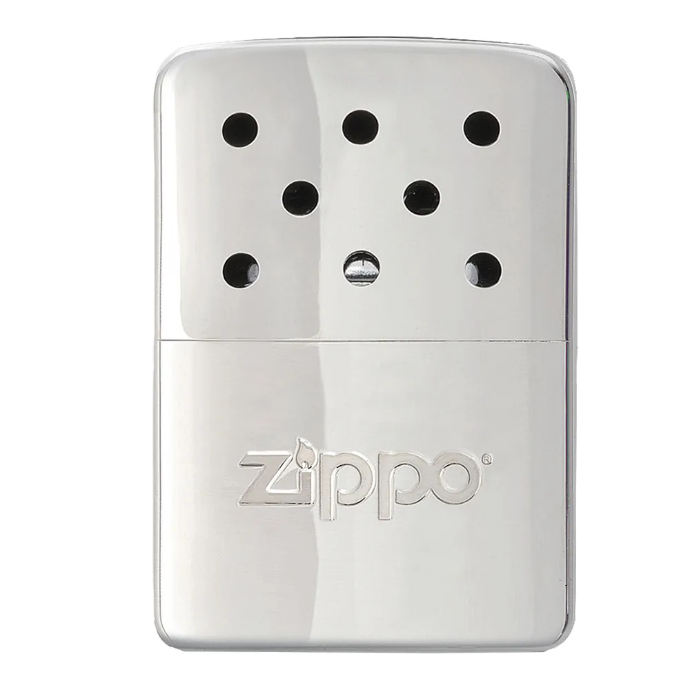 【Zippo】暖手爐 懷爐-小型銀色6小時＋355ML Zippo專用油(暖手爐 懷爐)