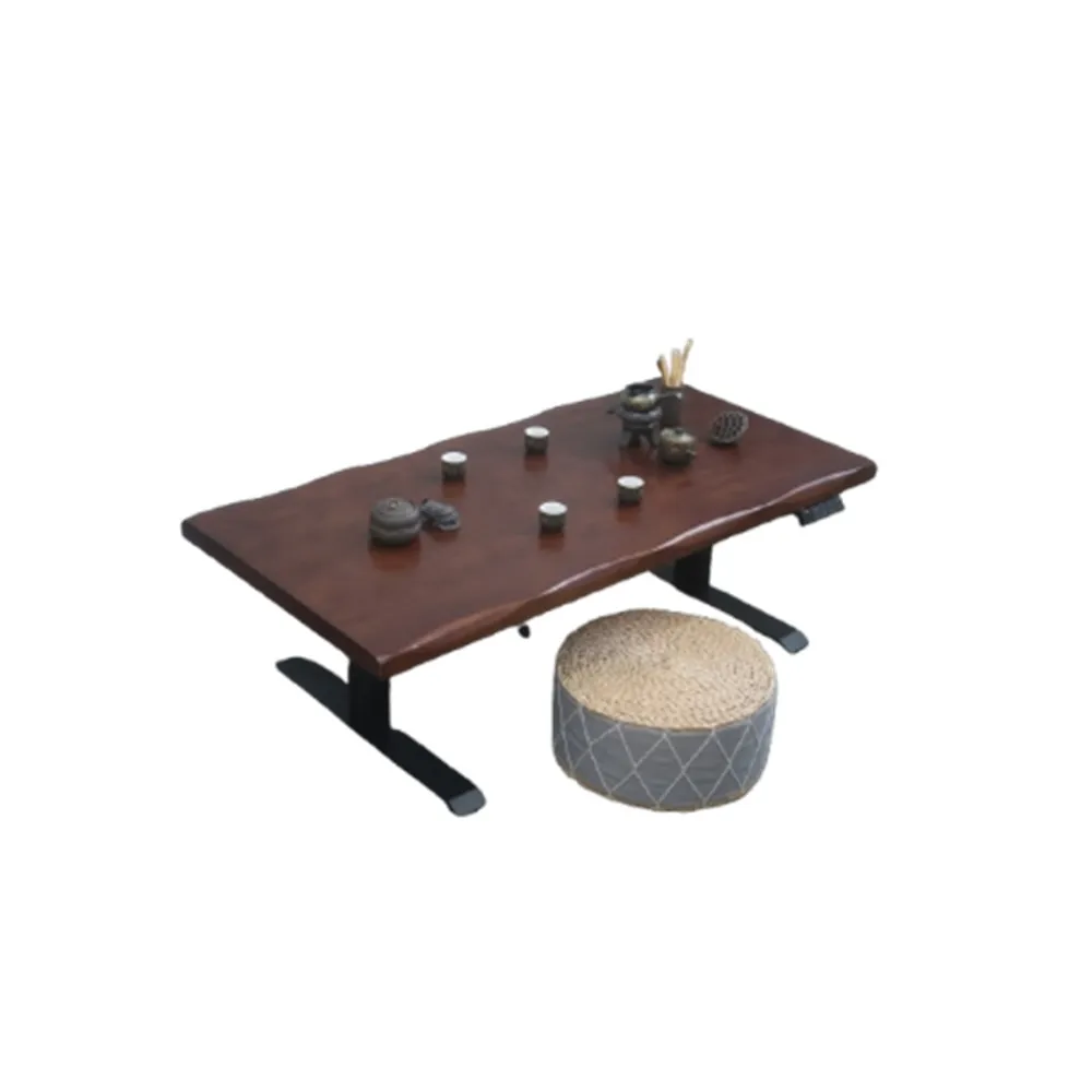 【MGSHOP】電動桌120x70x5cm 升降桌 電動升降桌 松木實木桌(120x70x5cm D05單機芯)